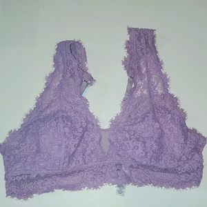 Aerie Lilac Lace Bralette